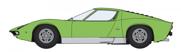 Hasegawa 20439 Lamborghini Miura P400 SV &quot;Detail Up Version&quot; 1/24