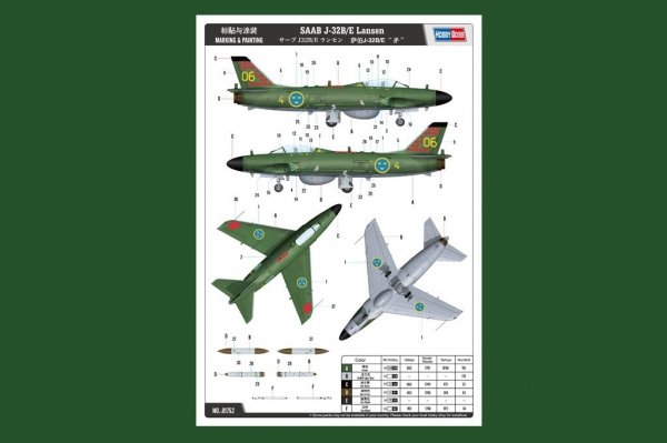 Hobby Boss 81752 Saab J-32B/E Lansen
