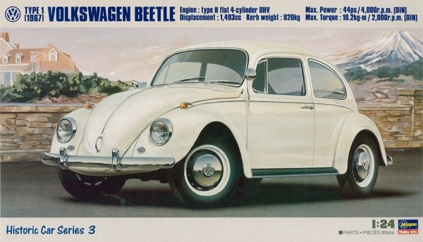 Hasegawa HC3-21203 Vw Beetle 1967 1/24