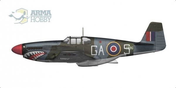 Arma Hobby 70039 P-51C Mustang MkIII Model kit 1/72