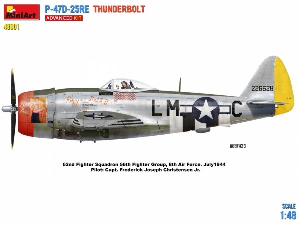 Mini Art 48001 P-47-25RE Thunderbolt Advanced Kit 1/48