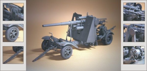 AFV Club AF35088 8.8 Cm Flak 18 Anti-aircraft Gun 1/35