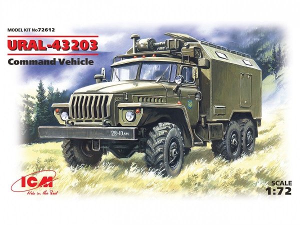 ICM 72612 Ural 4320 Command Post 1/72