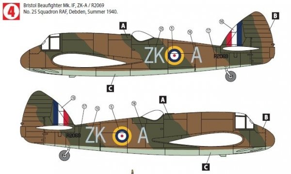 Hobby 2000 72002 Beaufighter Mk. IF/IC 1/72