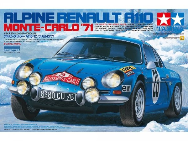 Tamiya 24278 Alpine A110 Monte-Carlo &#039;71