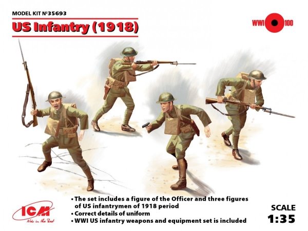 ICM 35693 US Infantry 1918