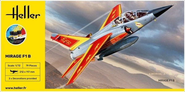 Heller 35319 Starter Kit - Mirage F1B 1/72