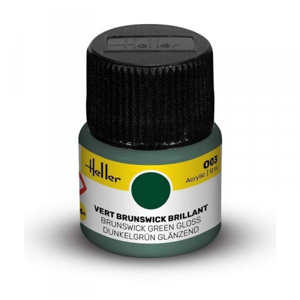 Heller Acrylic Paint 003 Brunswick Green Gloss 12 ml