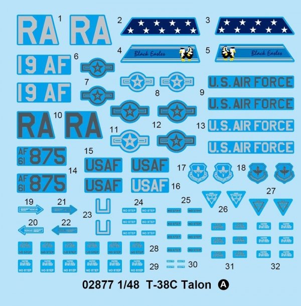 Trumpeter 02877 U.S. T-38C Talon