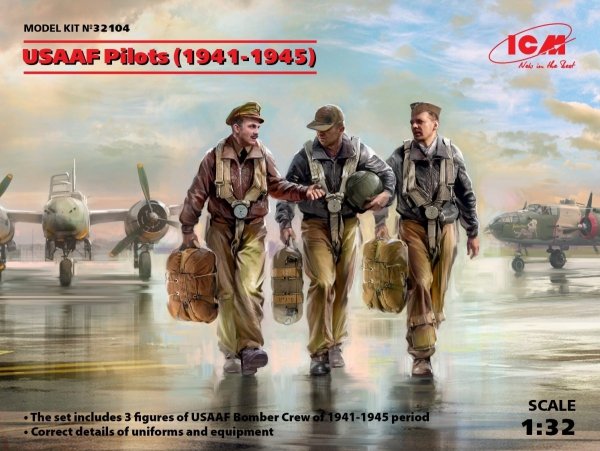ICM 32104 USAAF pilots