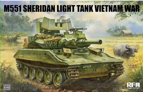 RFM 5142 M551 Sheridan Light Tank Vietnam War 1/35