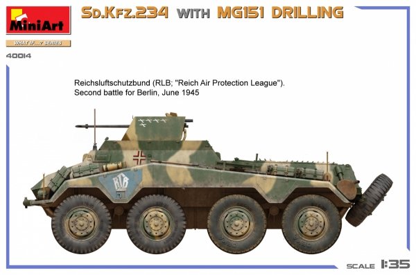 Mini Art 40014 Sd.Kfz. 234 with MG151 Drilling 1/35