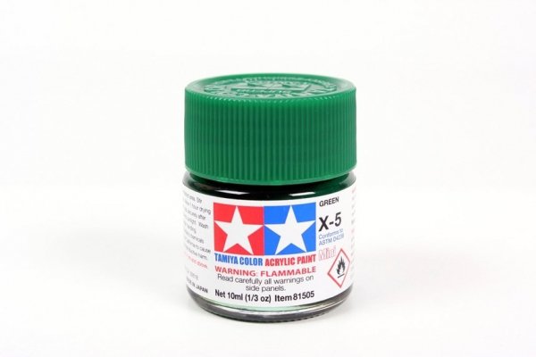 Tamiya 81505 Acrylic Mini X-5 Green 10ml