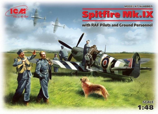 Icm 48801 Spitfire And Pilots