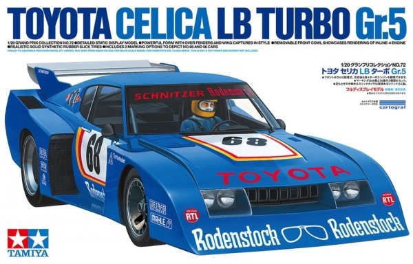 Tamiya 20072 1/20 Toyota Celica LB Turbo Gr.5