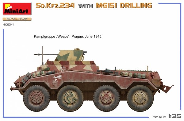 Mini Art 40014 Sd.Kfz. 234 with MG151 Drilling 1/35