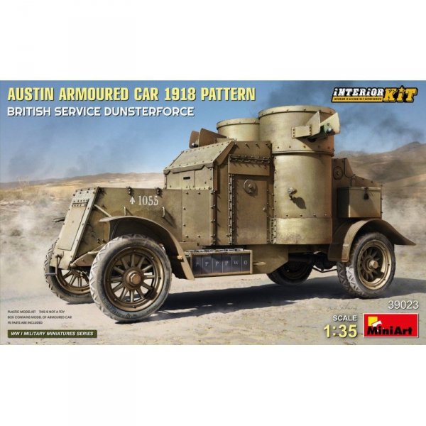 Mini Art 39023 Austin Armoured Car 1918 Pattern British Service Dunsterforce Interior Kit 1/35