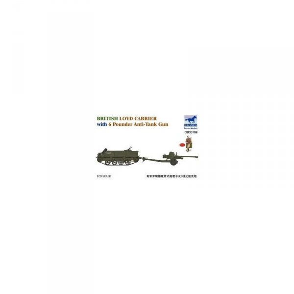 Bronco CB35189 Brit. Loyd Carrier w/6 p. Anti-Tank