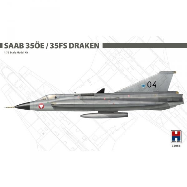 Hobby 2000 72056 Saab 35ÖE/35FS Draken 1/72