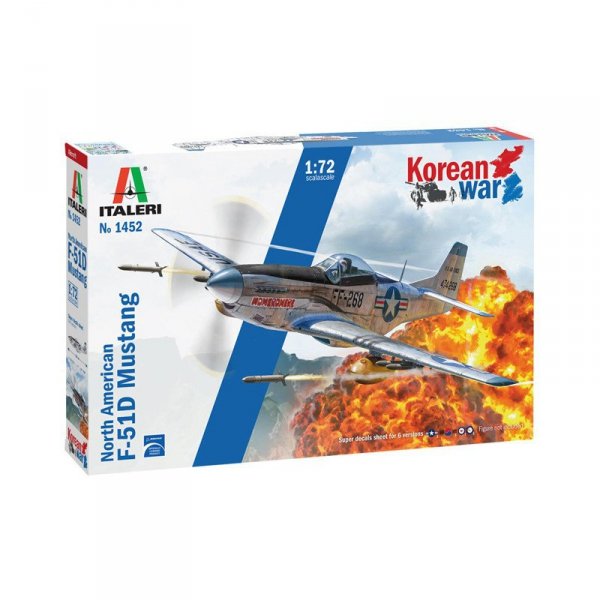 Italeri 1452 1/72 North American F-51D Korean War