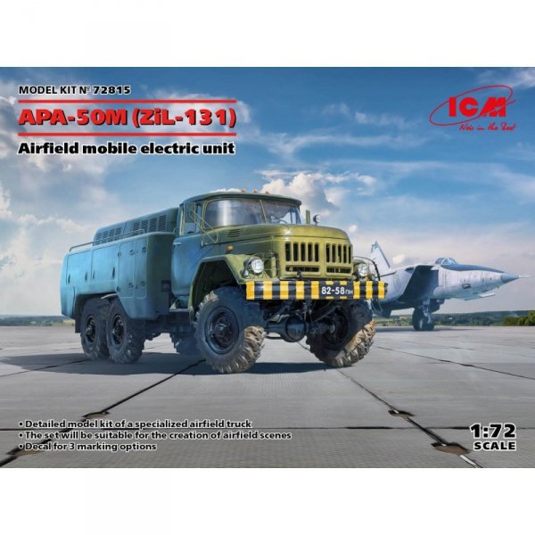ICM 72815 APA-50M (ZiL-131), Airfield mobile electric unit 1/72