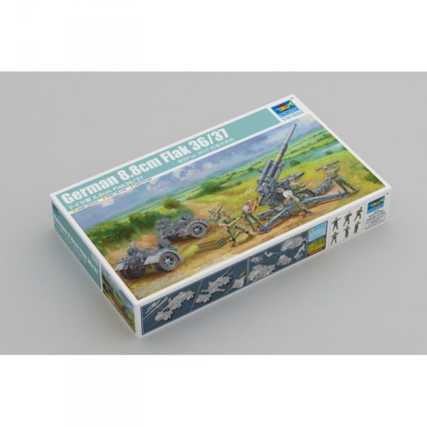Trumpeter 02359 German 8.8cm Flak 36/37 1/35