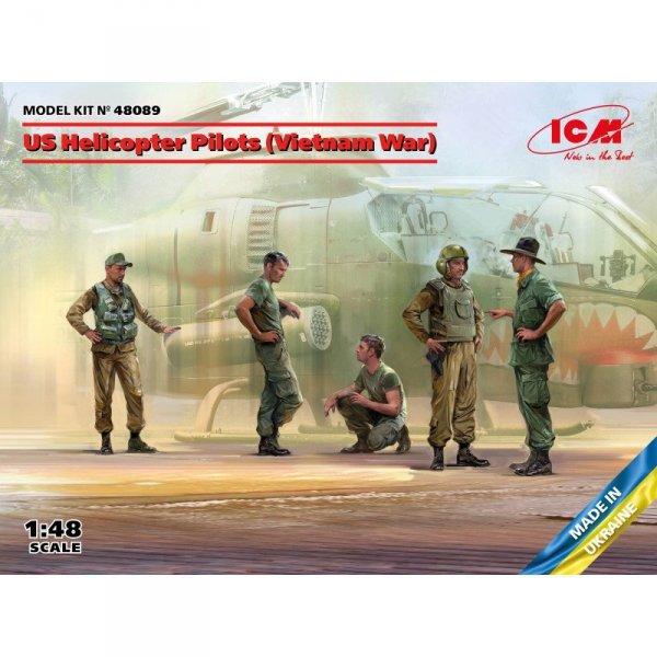 ICM 48089 US Helicopter Pilots (Vietnam War) 1/48