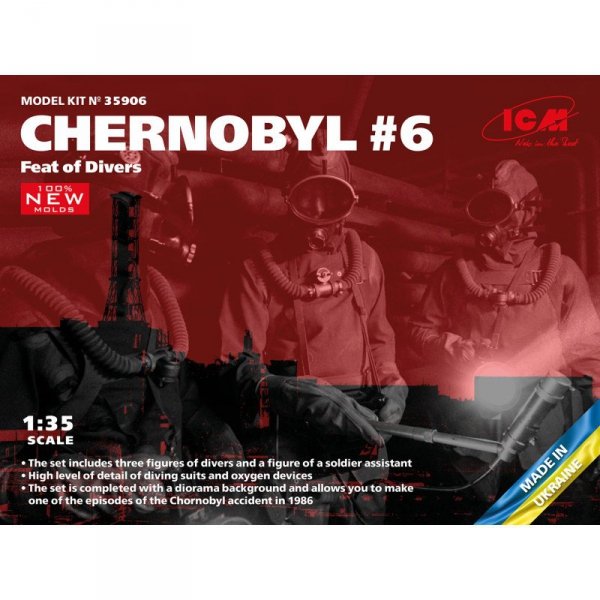 ICM 35906 Chernobyl #6 Feat of Divers 1/35