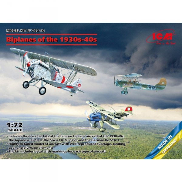 ICM 72210 Biplanes of the 1930s-40s 1/72