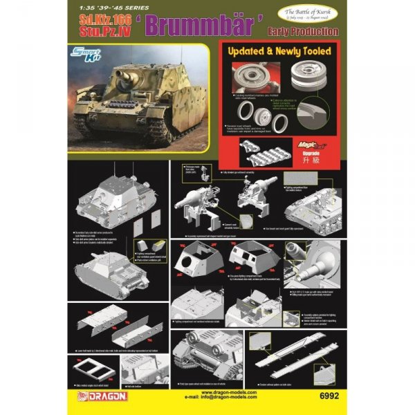 Dragon 6992 1/35 Sd.Kfz. 166 Sturm Pz. IV Brummbar Early