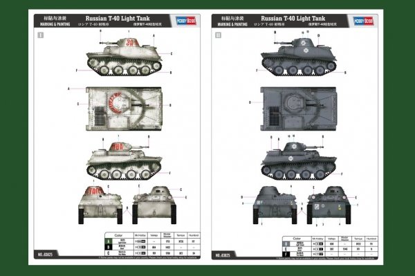 Hobby Boss 83825 1/35 Russian T-40 Light Tank