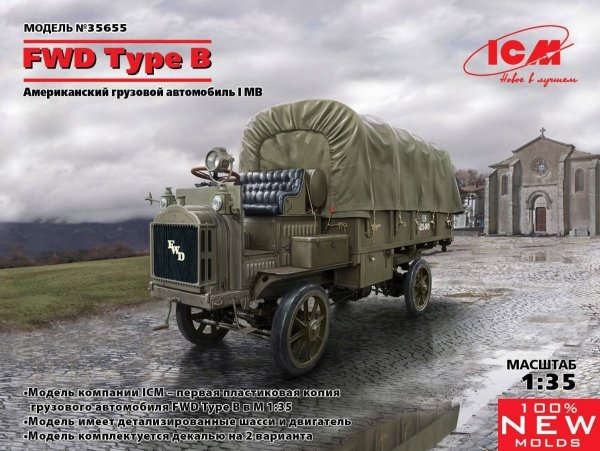 ICM 35655 FWD Type B WW I US Army Truck 1/35