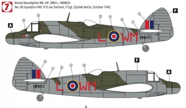 Hobby 2000 72004 Beaufighter Mk. VIC ( ITF ) / VIF 1/72