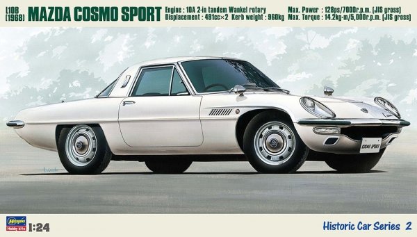 Hasegawa HC2-21202 L10B (1968) Mazda Cosmo Sport 1/24