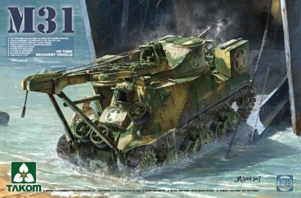 Takom 2088 US Tank M31 Recovery Vehicle 1/35