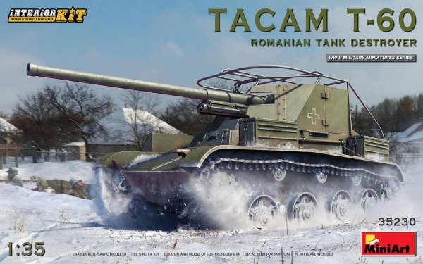 Mini Art 35230 Tacam-T-60 Romanian tank destroyer interior kit 1/35