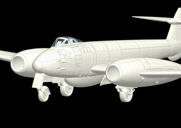 HK Models 01E06 1/32 Gloster Meteor F.4