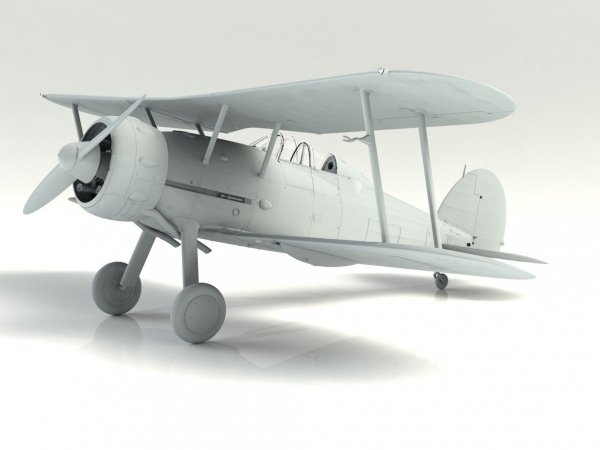 ICM 32043 Gloster Gladiator Mk.I with British Pilots in Tropical Uniform