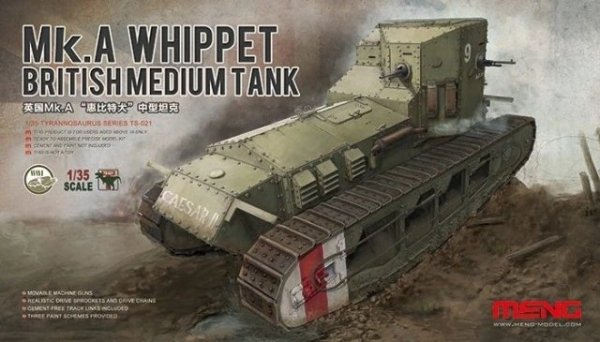 Meng TS-021 British Medium Tank Mk.A Whipet