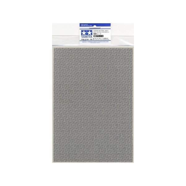 Tamiya 87169 Diorama Sheet (Gray Brick A)