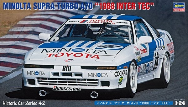 Hasegawa HC42-21142 Minolta Supra Turbo A70 &quot;1988 Inter Tec&quot; 1/24