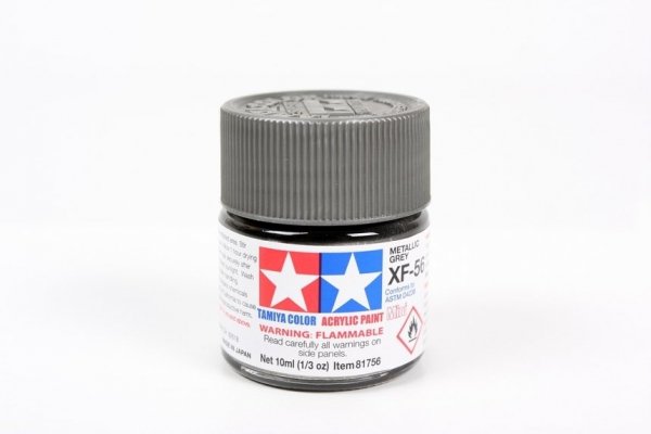Tamiya 81756 Acrylic Mini XF-56 Metallic Grey 10ml