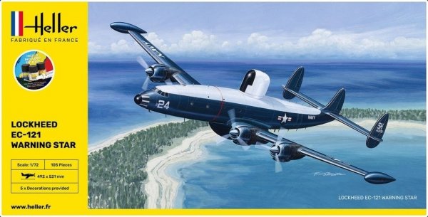 Heller 56311 Starter Kit - Lockheed EC-121 Warning Star