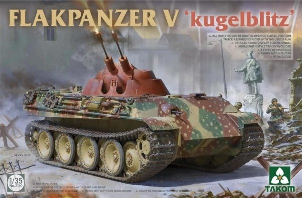 Takom 2150 Flakpanzer V &quot;Kubelblitz&quot; 1/35