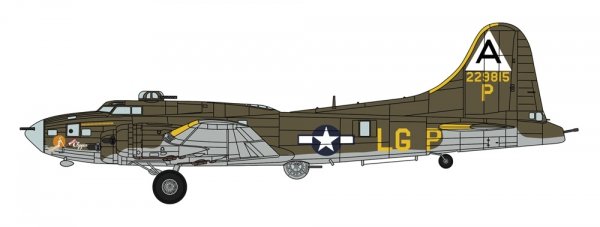 Hasegawa 02462 B-17F Flying Fortress 'Miami Clipper' 1/72