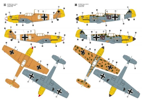 Hobby 2000 32006 Messerschmitt Bf 109 E-7 Trop 1/32