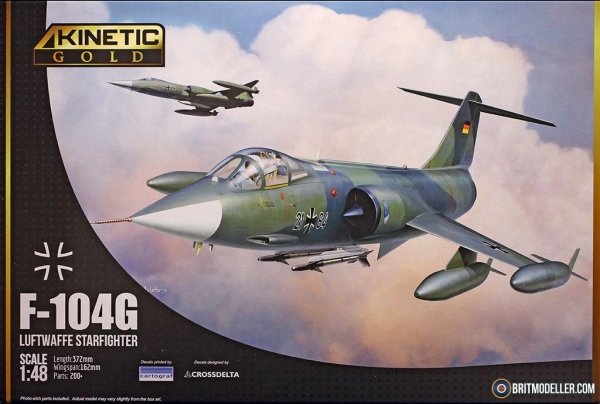 Kinetic 48083 F-104G Starfighter Luftwaffe 1/48