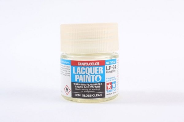 Tamiya 82124 LP-24 Semi Gloss Clear 10 ml