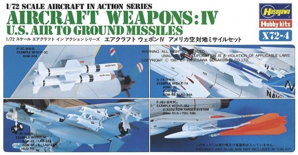 Hasegawa X72-4 - 35004 U.S.Aircraft Weapons IV 1/72