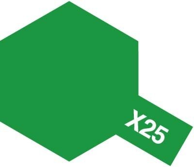 Tamiya 81525 Acrylic Mini X-25 Clear Green 10 ml